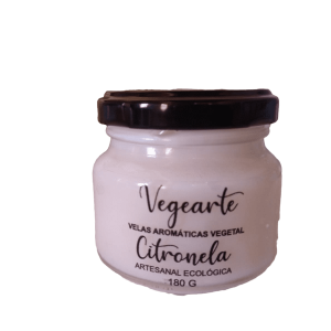VELA VEGETAL AROMÁTICA CITRONELA VEGEARTE