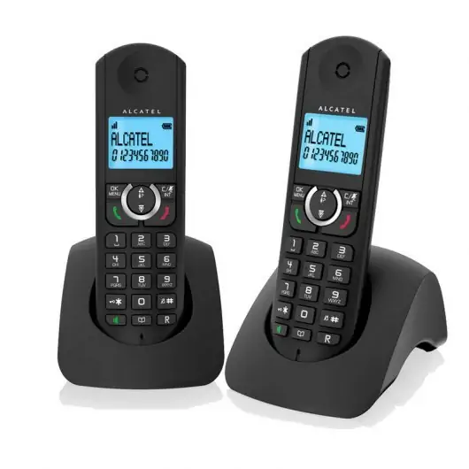 TELEFONE SEM FIOS ALCATEL F380-S DUPLO – PRETO