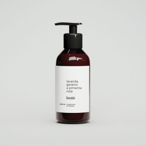 hidratante natural | lavanda, gerânio e pimenta rosa (200 ml)