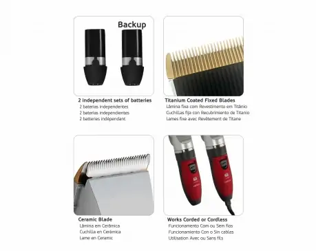 Aparador de Cabelo Recarregável Profissional PROEDGER - Image 3