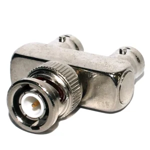 ADAPTADOR 1 BNC MACHO / 2 BNC FÊMEA