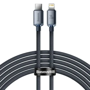 CABO TIPO-C / LIGHTNING 20W 2 METROS PRETO